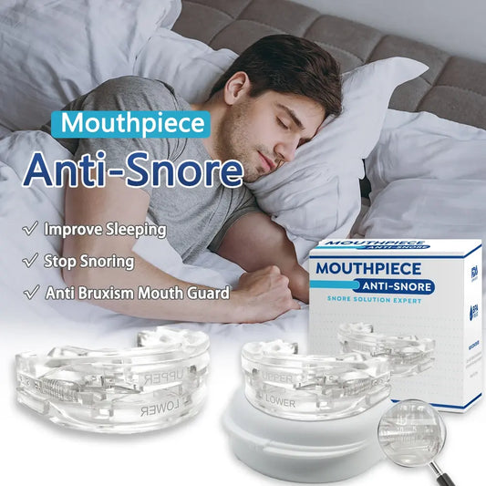 SnoreGuard: Silicone Anti-Snore Mouthpiece